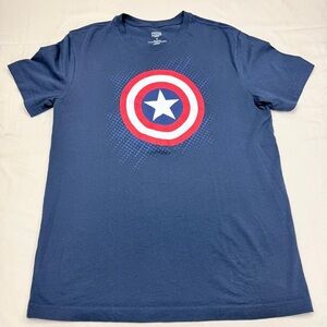 Marvel Blue Captain America Tee